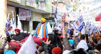 'AAP ahead of Congress, Akali Dal'