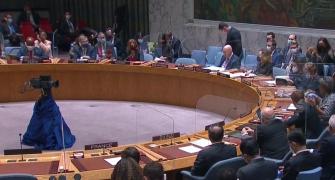 India abstains from UNSC vote , Russia exercises veto