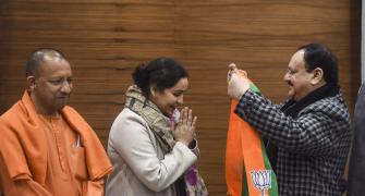 Mulayam's daughter-in-law joins BJP, may contest poll