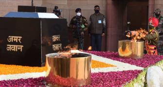 PIX: Amar Jawan Jyoti merged with war memorial flame