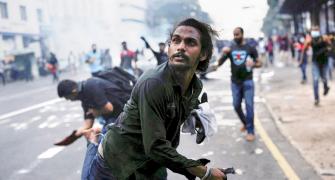 Sri Lankan President Flees Protestors