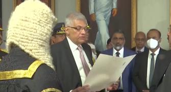 Ranil Wickremesinghe sworn in as Lanka's new Prez