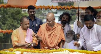 'Victory over invaders': Yogi at Ram temple sanctum event