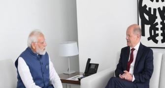 Modi, Scholz hold talks ahead of delegation-level meet