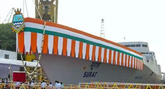 More power to Navy as 2 indigenous warships launched