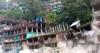 SEE: Buildings collapse in Kullu, hundreds stranded