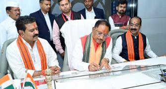 Vishnu Deo Sai takes oath as Chhattisgarh CM