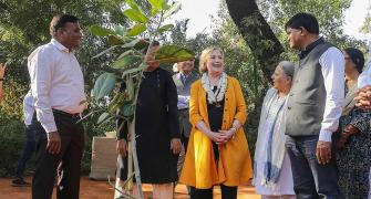 Why Hillary Clinton visited Ahmedabad