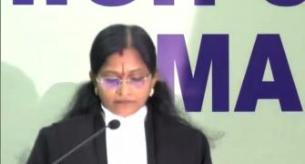 What Victoria Gowri said after her swearing in
