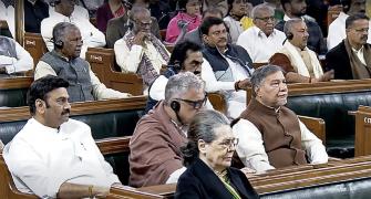 Sonia bats for Cong in Parl as leaders stuck in J-K