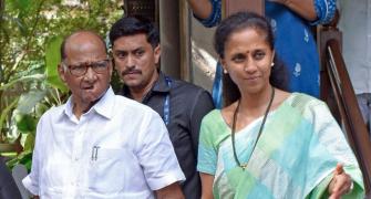 In nephew's presence, Pawar gives daughter big role