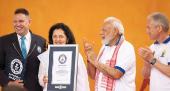Modi's Yoga event at UN creates Guinness World Record
