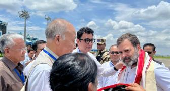 Rahul takes chopper to reach Manipur's Churachandpur
