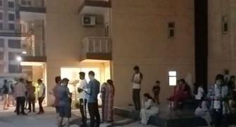 Residents rush out of homes as tremors hit Delhi-NCR