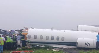 Small plane skids off runway at Mumbai airport, 8 hurt