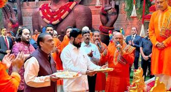 When Ambani, CM Performed Ganesh Aarti