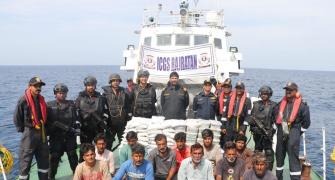 Pak boat with Rs 600-cr drugs seized off Guj coast