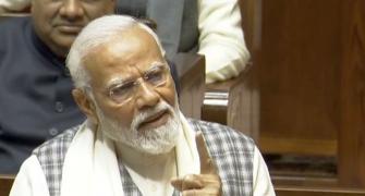 After LS, Modi taunts Cong, Nehru in RS too