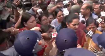 BJP team stopped from visiting restive Sandeshkhali