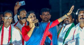 Sharmila camps at party office to avoid house arrest