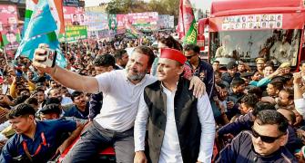 Days after seat deal, Akhilesh joins Rahul's yatra