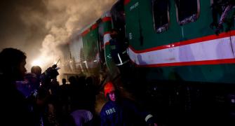 Dhaka: Train from town bordering India set afire