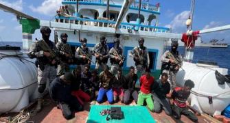 Indian Navy rescues 19 Pak nationals, Lankan trawler