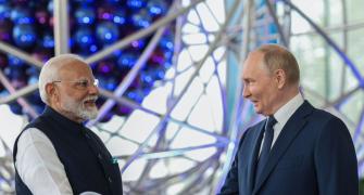 Peace talks don't succeed amidst bombs: Modi to Putin