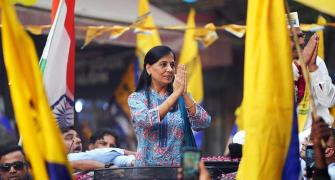 Sunita Kejriwal Does A Road Show
