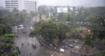 Rains, winds lash Mumbai; flights, trains, metro hit