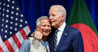 Biden Gives Yunus A Modisque Hug