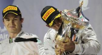 Hamilton wins Bahrain thriller for Mercedes