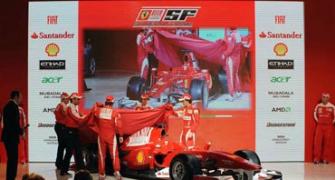 Upbeat Ferrari unveil new F10 car