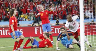 Swiss make history, upset Spain