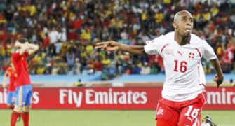 Swiss pull off shock 1-0 win over favourites Spain