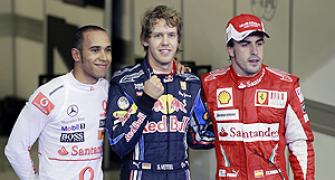 Vettel on pole in Abu Dhabi title decider