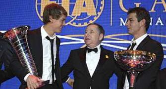 Vettel crowned World champion at FIA Awards Gala