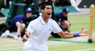 Steely Djokovic on top of the world