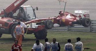 Images: Penalty for Hamilton, drama from Alonso