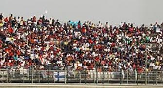 95,000 crowd for inaugural Indian GP