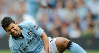 Man City relieved as Aguero injury is less serious