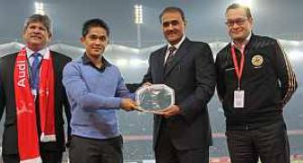 Chhetri awarded the AIFF Player-of-the-Year award