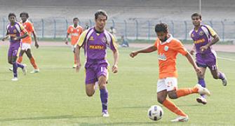 I-League: 10-man Sporting Clube hold Prayag United