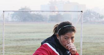 Photos: Mary Kom in shipshape for Olympic challenge