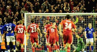 EPL Photos: Gerrard 'tricks for Liverpool in derby