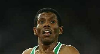 Gebrselassie fails in Olympic 10,000 bid