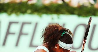 Photos: Serena defeat shocks French Open out of a doze