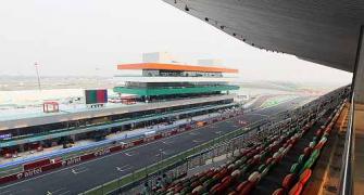 PHOTOS: India gears up for second F1 Grand Prix