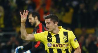 CL Photos: Lewandowski fires Dortmund rout of Real