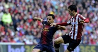 Barcelona title on hold after draw at Bilbao